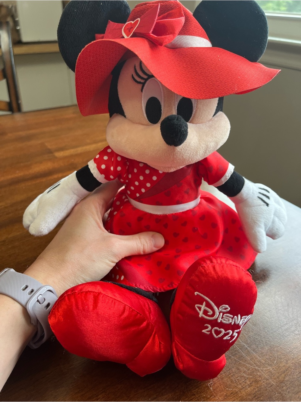 Disney Minnie Mouse Red Plush Toy - 2025 Commemorative